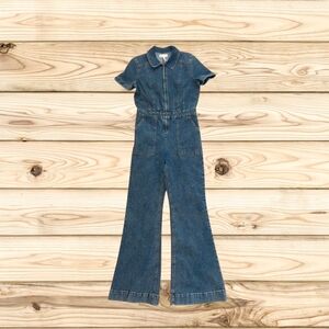 Jessica Simpson Blue Denim Jumpsuit